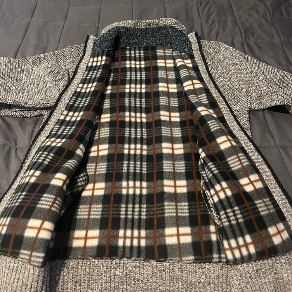 Macy’s Men’s medium zip up sweater - Picture 2 of 4